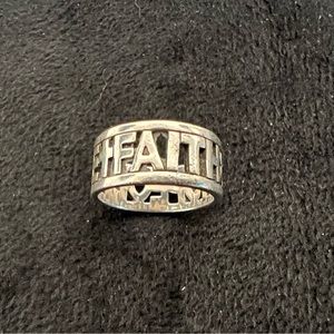 James Avery  "Faith, Hope & Love" Ring